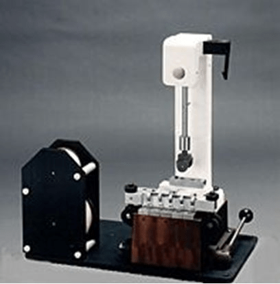 Testing apparatus for material properties